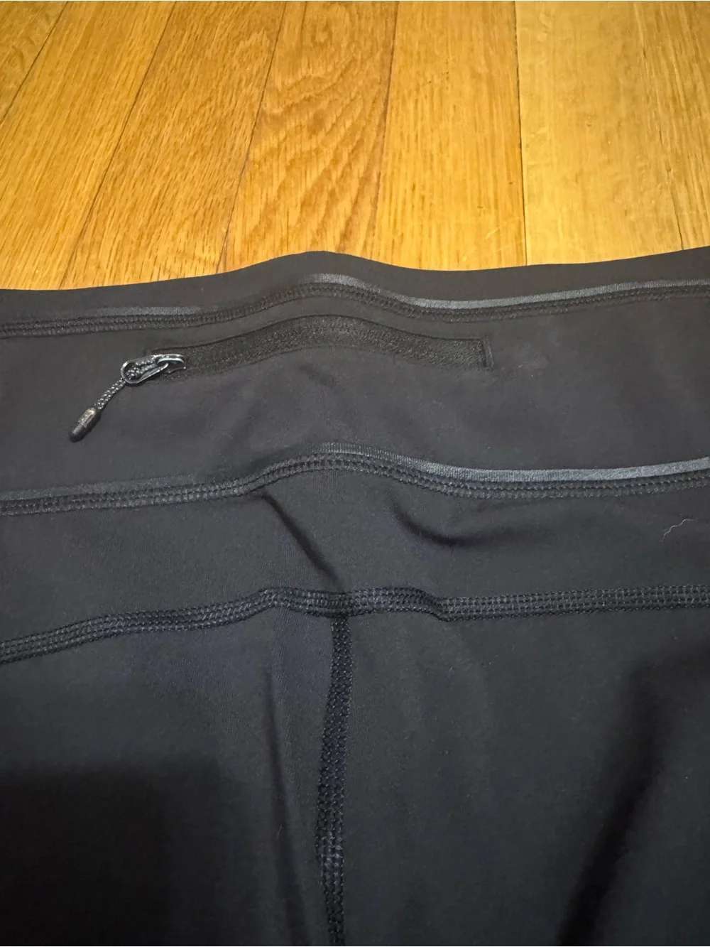 lululemon athletica Black Women's Leggings with Mesh Hem